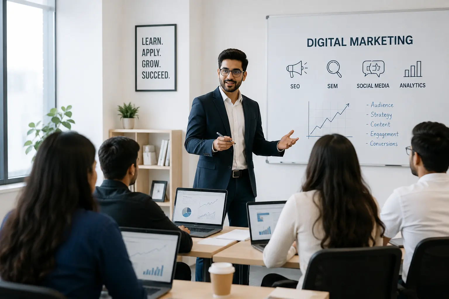 Digital marketing illustration