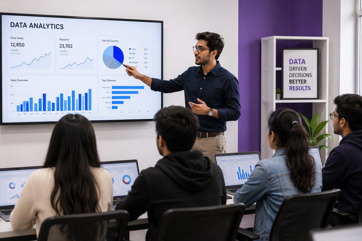 Data analytics illustration