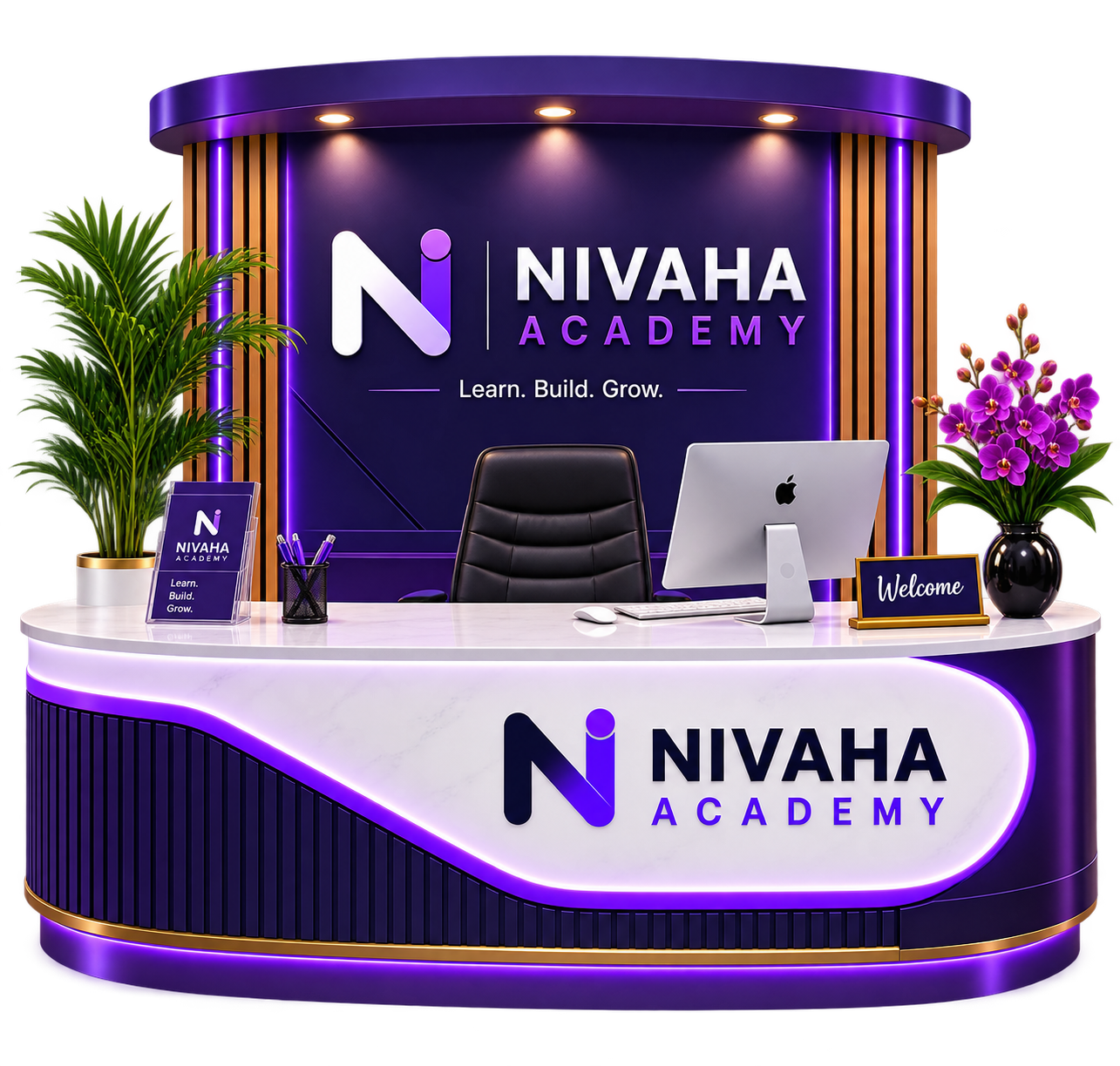 Nivaha Academy reception desk